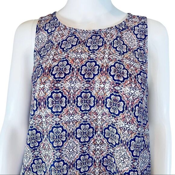 Fourteenth Place Geometric Pattern Blouse - Picture 3 of 10